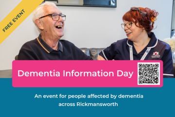 Dementia Information Day on 5th March at 10am to 1pm.