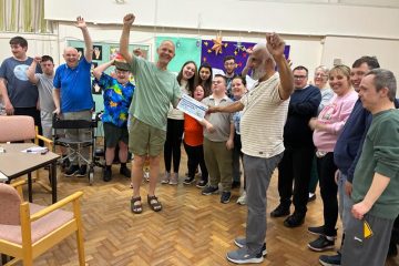 100+ Club charity donation